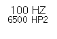 Text Box: 100 HZ6500 HP2