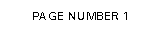 Text Box: PAGE NUMBER #