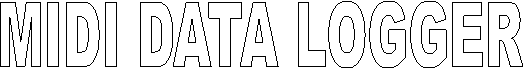 MIDI DATA LOGGER